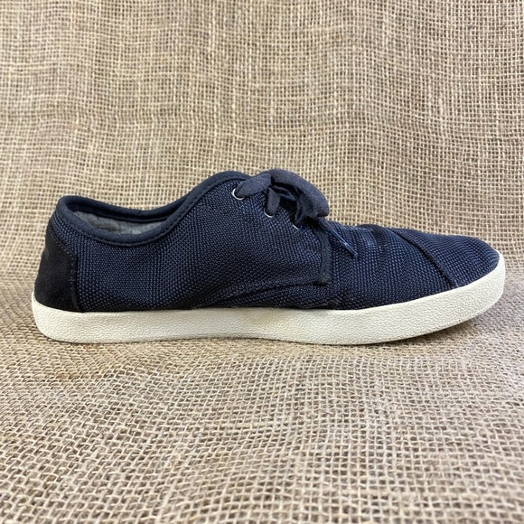 Mens Toms shoes sneakers canvas casual dark gray size 8.5 - Picture 5 of 11